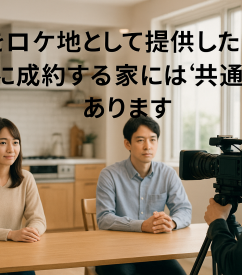 自宅をロケ地に提供してみた結果