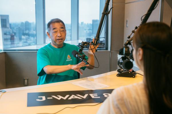 J-WAVE「皆藤愛子のFIELDNOTES」収録風景